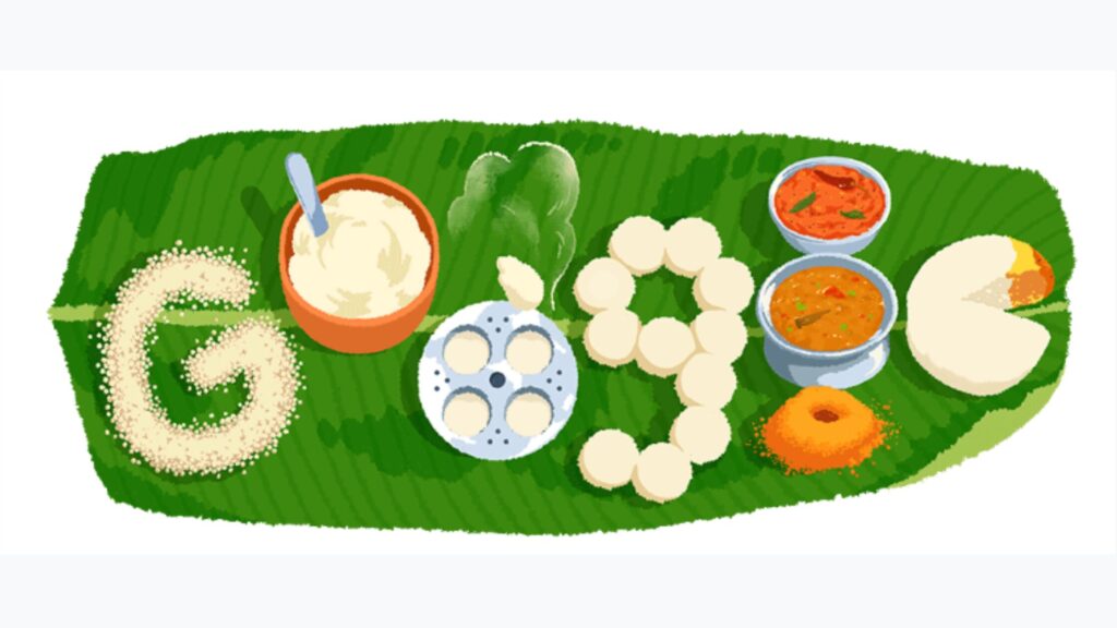 Google Doodle Celebrates Idli Saturday and India’s Iconic South Indian Dish