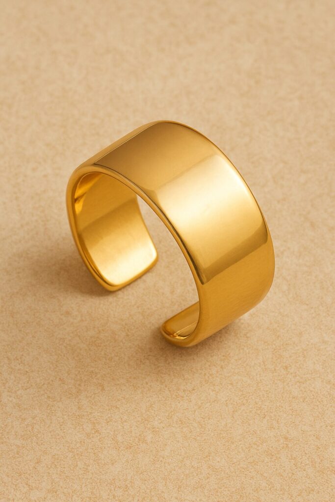 How to style chunky gold jewellery