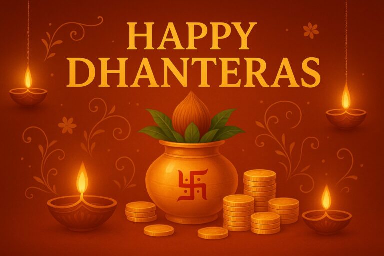 Dhanteras 2025 – The Festival of Wealth, Prosperity, and Good Fortune